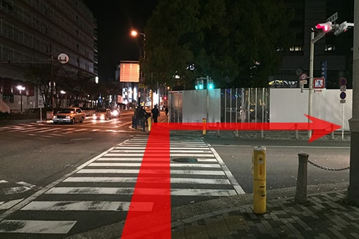 堺東 バスのりば（堺税務署前）の夜の行程写真07